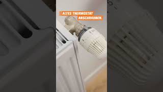 Thermostat wechseln 🌡️🔄 – bei deiner Heizung und smart steuern shorts obi [upl. by Rafaelof533]