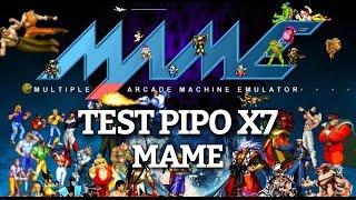 TEST PIPO X7  MAME [upl. by Ahsaf814]