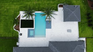 Celebrity Pool and Spa Drone VS 3D Renderings [upl. by Jaymee]