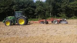 gopro déchaumage 2016 john deere 6105m SOUND [upl. by Bouchier]