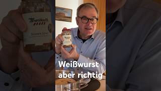 Weißwurst richtig essen food [upl. by Huba]