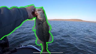 LaCygne Kansas POWER PLANT BASS Fishing in Mid Feb 2021 [upl. by Ruelu584]