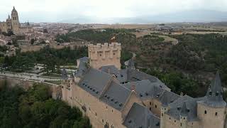 🔝¡ SEGOVIA Un viaje al corazón de España  vista aérea alcazar de segovia drone footage 🏰 [upl. by Gnex]