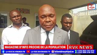 Lhonorable MAMBULAU MBEMBA Thaddée  a échangé avec le DG de lOffice de Routes [upl. by Koerlin]