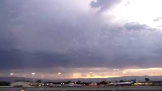 Departing San Jose in a Thunderstorm [upl. by Ayela]