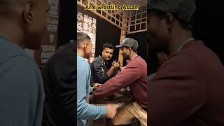 Speed vs power  Armwrestling Match armwresting armworkout practice shorts assam [upl. by Arrimat940]