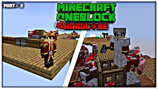 I make fully iron armor in Oneblock Hardcore EP2  TechadronGaming [upl. by Noirret145]