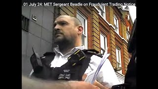 Met Police hide as bailiffs smash through window at The Lodge gym London [upl. by Flossi]