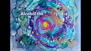 Alcohol Ink Abstract [upl. by Berneta861]