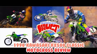 1990 Kawasaki KX500 Classic Motocross Review [upl. by Elletsirk98]