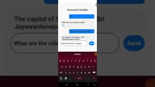 AIChatBot  Gemini API  ReactNative aichatbot reactnative mobileappdevelopment [upl. by Ellennahs]