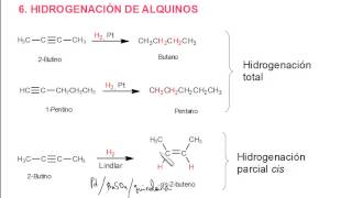 Hidrogenación de Alquinos [upl. by Yelram]