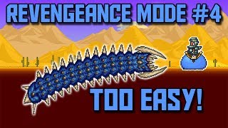 Slimy Saddle Madness Terraria Calamity Mod Revengeance Mode Lets Play Pt4 [upl. by Tirrell274]