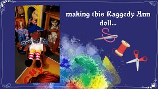 How to make a raggedy Ann dollWell how I made one [upl. by Mik786]