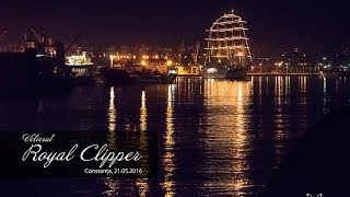 Royal Clipper Leaving Port of Constanta  Timelapse [upl. by Benny]