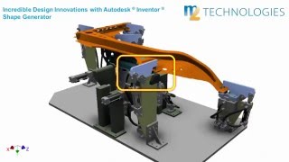 Autodesk Inventor Shape Generator [upl. by Eelak]