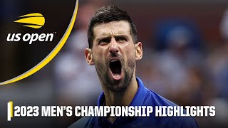 Novak Djokovic vs Daniil Medvedev FULL Match Highlights  2023 US Open Final [upl. by Celia]