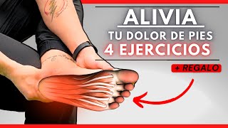 🔴 MEJORES EJERCICIOS para la FASCITIS PLANTAR 🦶 consigue ALIVIAR el DOLOR de PIES [upl. by Adiana]