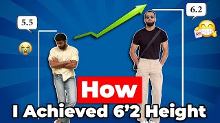 This is HOW I Achieved 6’2 Height Hindi [upl. by Olotrab806]