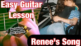 Bazzi  Renee’s Song  Guitar Lesson [upl. by Mohr]