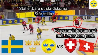 Sverige Schweiz Beijer hockey games 2023  Analyser  Highlights [upl. by Enahpad]