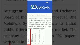 Mobikwik IPO bse financialmarket trading nse sharemarket stockmarket bselimited [upl. by Nnaarual]