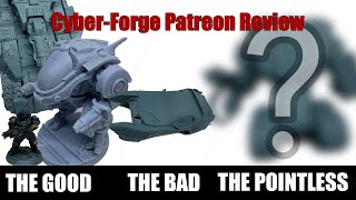 CyberForge 3DPrinted Patreon Review  Welcome pack plus July models [upl. by Strickman645]