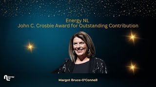 Margot BruceOConnell  John C Crosbie Award for Outstanding Contribution Energy NL [upl. by Orozco178]