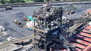 NS loading the CSL Niagara at the Sandusky Coal Dock [upl. by Merchant32]