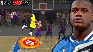 This NEW Shaquille ONeal Build is the ULTIMATE INSIDE CENTER on NBA 2K24 [upl. by Mayor]