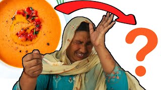 Tribal Moms Try Gazpacho Mexican Soup [upl. by Solracnauj]