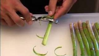 How to Cook Vegetables  Preparing Asparagus for Healthy Cooking Recipes [upl. by Smiley]