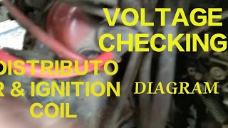 multicab f5a distributor amp ignition coil test [upl. by Mailliw]