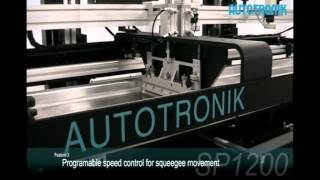 AUTOTRONIK SP1200 SemiAutomatic Stencil Printer [upl. by Annayad]