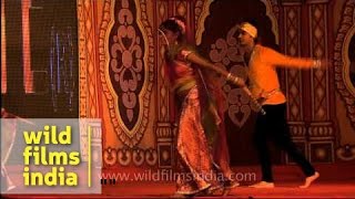 Dancers dance to the song of Lord Ram  Ram Ji Ki Nikli Sawari [upl. by Ashbey100]