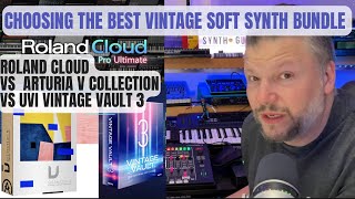 The best Vintage soft synth bundle  Arturia vs UVI vs Roland Cloud [upl. by Dowell]