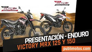 Nuevas enduro MRX 125 y 150 de Victory  Auteco [upl. by Phila]