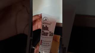 WOODOO hello  clear skin every day ✨ skin brightening Facewash for all skin types unboxing video [upl. by Ciel]