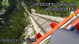 Gelmerbahn  Gelmer Funicular Steepest Roller Coaster in the World  Switzerland PG Vlogs [upl. by Annawt]