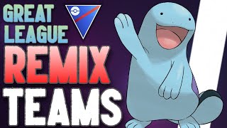 Best GREAT LEAGUE REMIX Teams  LEGEND Great League REMIX Teams  Pokemon GO Battle League [upl. by Telracs114]