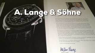 A Lange amp Söhne 2016 Catalog Asmr [upl. by Cantlon]