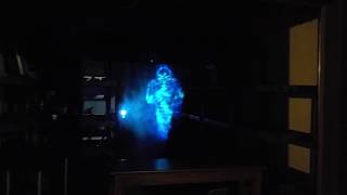 AtmosfearFX Phantasms Ghost Projected Onto Fog Machine [upl. by Nnyllaf283]