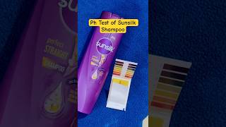 Ph Test of Sunsilk Shampoo phtest phtest sunsilkshampoo sunsilk phtestofshampoohaircare hair [upl. by Ardnassak]