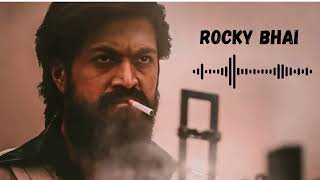 KGF BGM  SALAM ROCKY BHAI KANNADA SONG BGM  YASHPRASHANTH NEEL [upl. by Iba348]