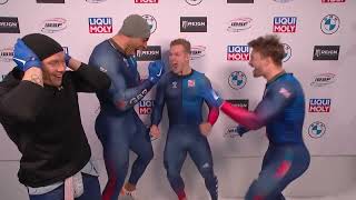 IBSF 4 man bobsleigh Heat 2 Winterberg 20222023 Worldcup 4 [upl. by Enrev]