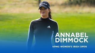 Annabel Dimmock reflects on a special day firing the course record  KPMG Women’s Irish Open [upl. by Margit]