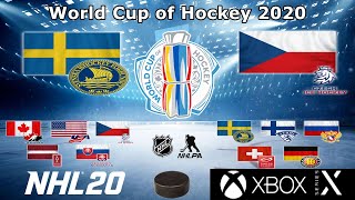 WCH 2020  27  Semifinal  Sweden vs Czechia [upl. by Hayidan976]