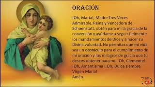 NOVENA A LA VIRGEN DE SCHOENSTATT NOVENO DÍA [upl. by Rekrap]