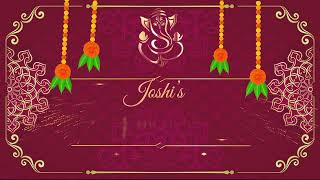 Griha Pravesh Invitation Video Best Indian Housewarming Invitation [upl. by Sellihca890]