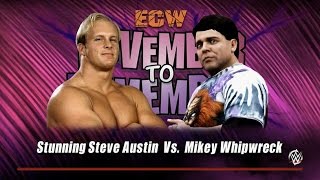 WWE 2k16 ECW Steve Austin VS Mikey Whipwreck [upl. by Rodger975]